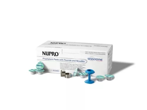 Nupro Sensodyne Cups Polish Orange Fluor