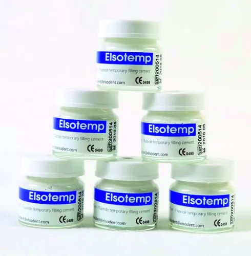 Elsotemp Ciment Obturation Blanc Pot