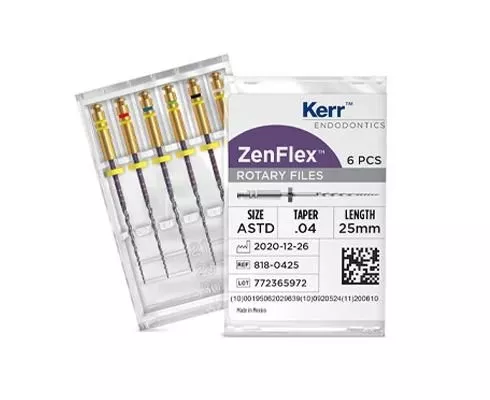 Zenflex Rotary Niti Files 21Mm .25/.04