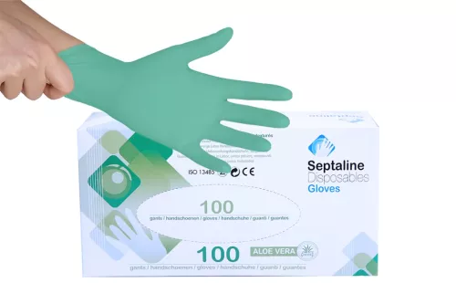 Gants Aloevera Septaline Latex Non P. Medium