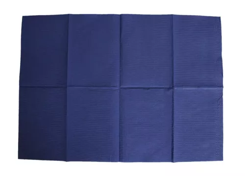 Serviettes Patients 2Plis Bleu Fonce 500pcs