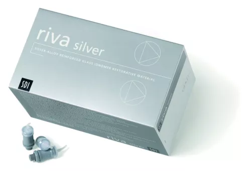 Riva Silver Caps 50pcs