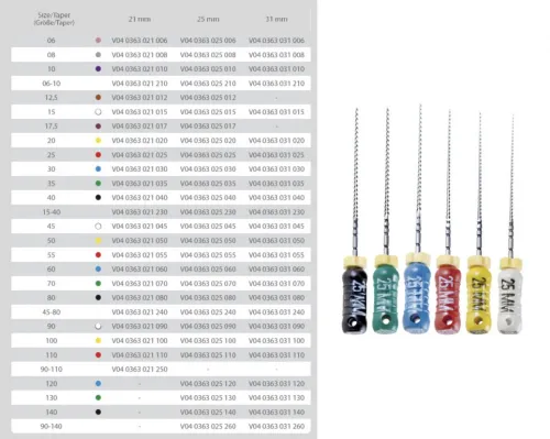 K File Sterile 25Mm Iso 17,5 6pcs