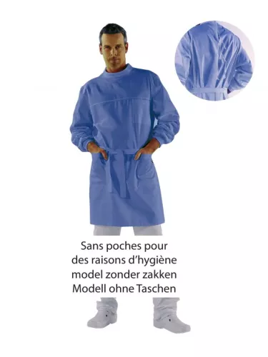 Blouse Chir. Sterilisable Pastelli Bleu-L